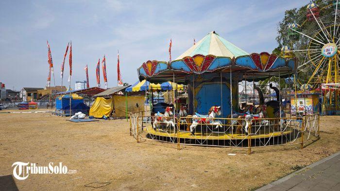SEKATEN - Suasana Pasar Malam Sekaten di Alun-Alun Selatan Solo, belum lama ini. Potensi Pendapatan Asli Daerah (PAD) Pasar Malam Sekaten Solo tahun 2026 diperkirakan mencapai hampir Rp100 juta.