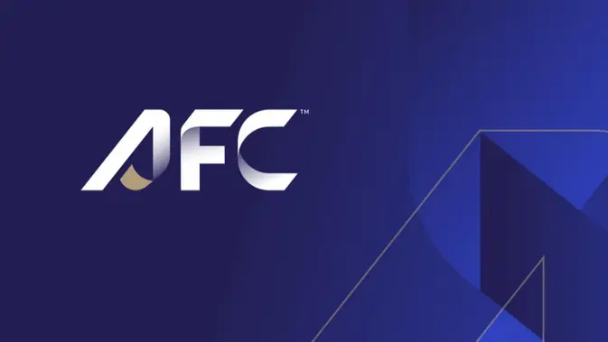 Logo baru AFC. Logo baru AFC yang resmi menggantikan logo lama pada 1 Januari 2025. (Bola.com/AFC)