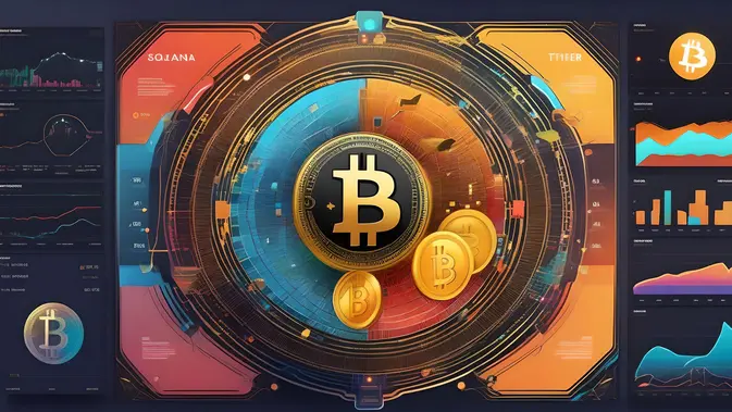 Ilustrasi harga kripto (Foto By AI)