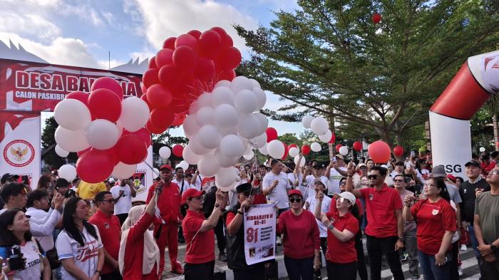 Jalan sehat pembukaan rangkaian HUT ke-81 RI di Minahasa