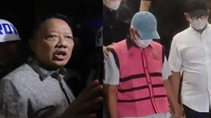 TERSANGKA BARU - Nurman Herin (kanan), tersangka baru dalam kasus Tindak Pidana Pencucian Uang (TPPU) eks Jaksa Agung Muda Pidana Khusus (Jampidsus) Febrie Adriansyah (kiri).