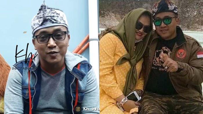 Ekspresi Teddy saat ditanya wartawan apakah dirinya mau nikah lagi pasca kematian Lina Jubaedah.