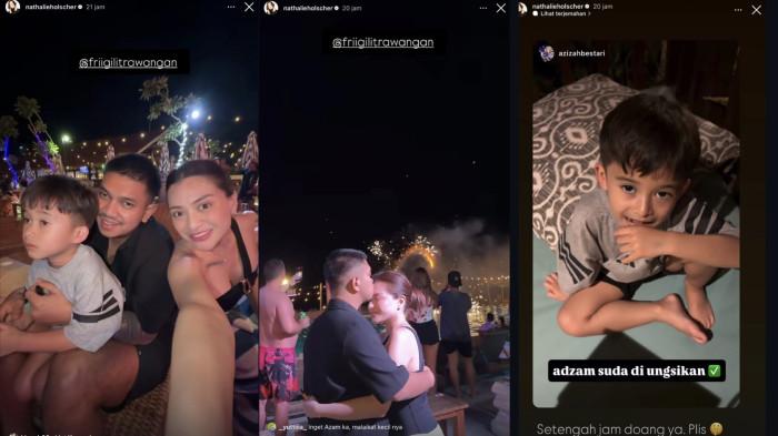 Momen bulan madu DJ Nathalie Holscher dan Aripat