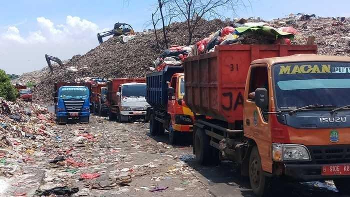 Ilustrasi truk sampah