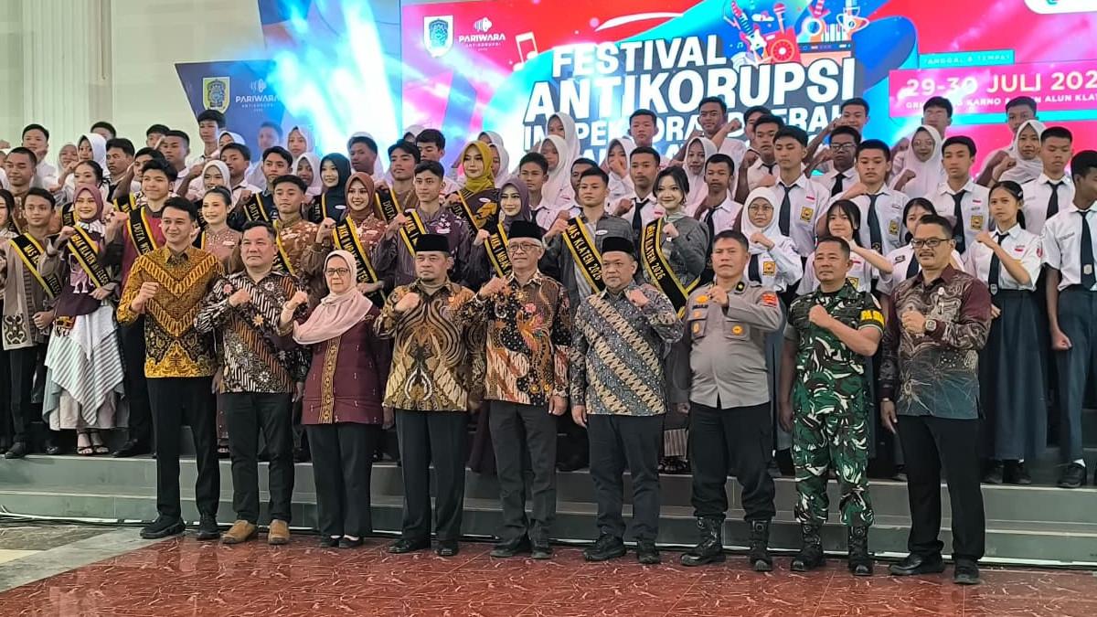 DPRD KLATEN - Ketua DPRD Klaten Eddy Sasongko, saat hadiri Klaten Integrity Night Festival Antikorupsi 2026 di Grha Bung Karno, Klaten, Rabu (29/7/2026).
