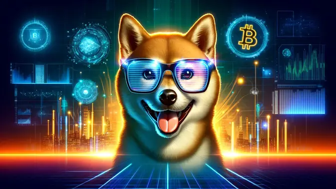 Ilustrasi token meme Shiba Inu SHIB (Foto by AI) Ilustrasi token meme Shiba Inu SHIB (Foto by AI)