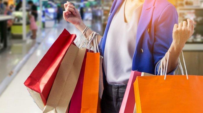 Ilustrasi foto belanja atau shopping