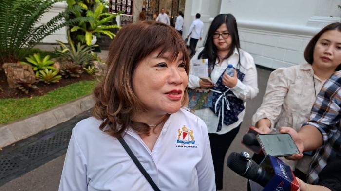 APINDO - Ketua Umum Asosiasi Pengusaha Indonesia (Apindo) Shinta Kamdani di Istana Kepresidenan, Jakarta, Jumat, (31/7/2026).
