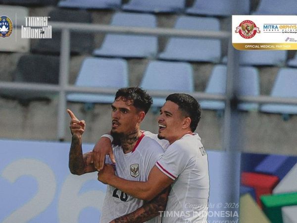 Shayne Pattynama dan Ragnar Oratmangoen saat Timnas Indonesia menang 3-0 atas Timor Leste dalam laga grup A ASEAN Championship 2026 di Chonburi Stadium, Thailand pada Jumat (31/7/2026)
