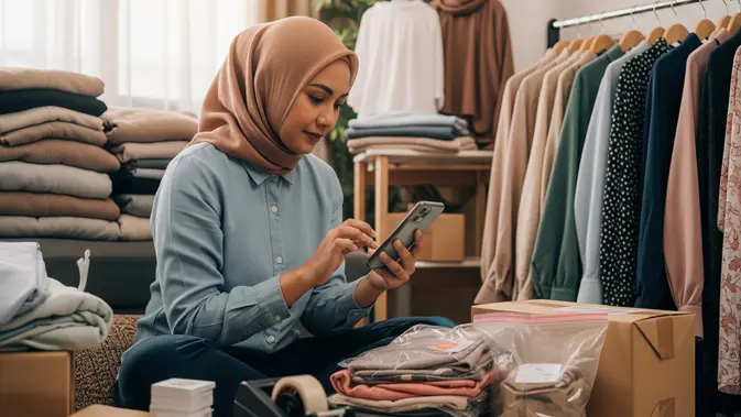 Reseller atau Dropshipper Fashion/jenis usaha rumahan tanpa karyawan untuk wanita usia 40 tahun (Sumber; gemini.com)