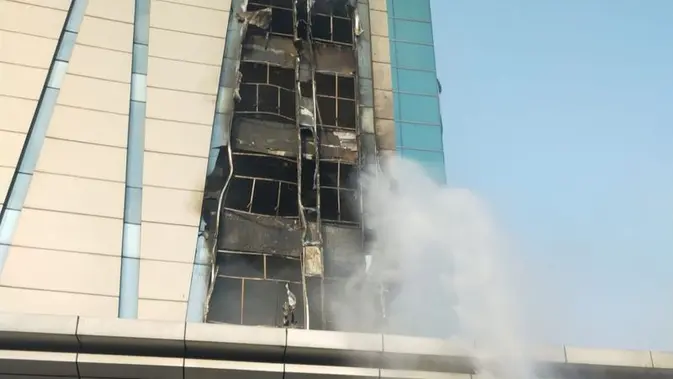 Kebakaran Hotel Pullman Jakarta Barat (Jakbar). (Dok. Antara)