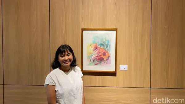 Pameran seni bertajuk 'Melahirkan Teman' karya Agrisss di Artotel Living World Grand Wisata Bekasi