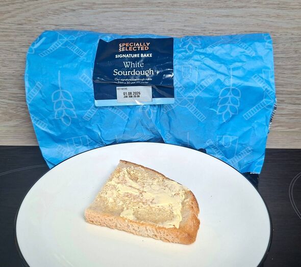 toast on plate