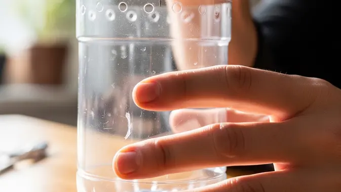 Cara Membuat Pot Gantung dari Botol Plastik Bekas. (AI Generated)
