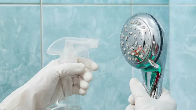 Cara Menghilangkan Karat Pada Shower Kamar Mandi Menggunakan Cuka Cara Menghilangkan Karat Pada Shower Kamar Mandi Menggunakan Cuka (AI generated)