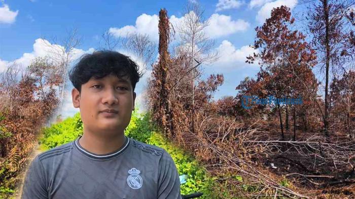 KARHUTLA KALBAR - Kolase kondisi kawasan Perumahan Graha Melodya, Jl Serdam Ujung, Kubu Raya pasca Karhutla kini mulai membaik, Sabtu 1 Agustus 2026. Salah satu warga setempat, Bagas (22), mengatakan kondisi saat ini sudah lebih aman dibandingkan sebelum hujan turun.