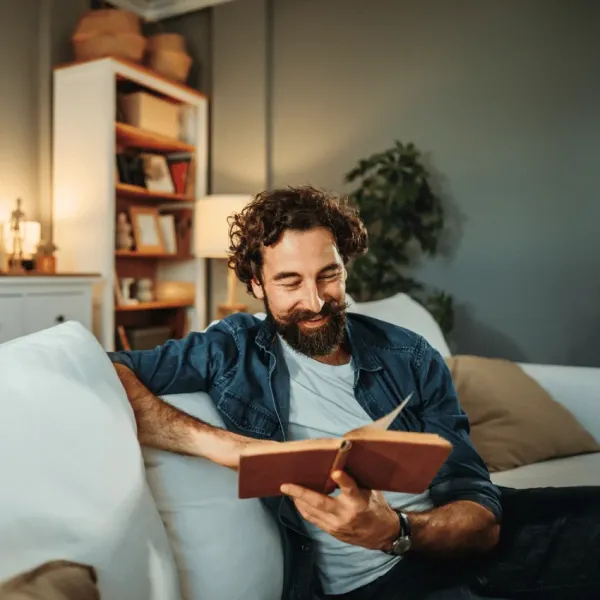 man conquering his triggers learning new skills