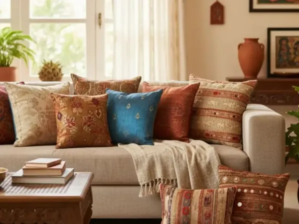 Mismatched and mix-and-match cushion covers