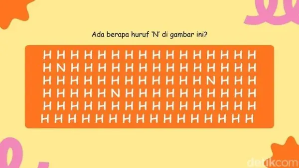 Ada Huruf Tersembunyi di Gambar Ini, Hanya Sedikit yang Bisa Menemukan Semuanya Ada Huruf Tersembunyi di Gambar Ini, Hanya Sedikit yang Bisa Menemukan Semuanya
