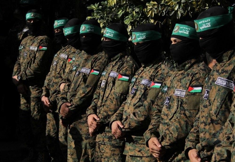 PASUKAN HAMAS - Potret pasukan Brigade al-Qassam yang diunggah di Telegram pada 5 Juli 2026. (Telegram Hamas Brigade al-Qassam)