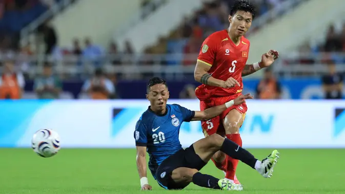 Laga Timnas Vietnam versus Singapura, Grup A Piala AFF 2026, di Stadion My Dinh, Hanoi, Jumat (31-7-2026). (Dok. vff.org.vn)