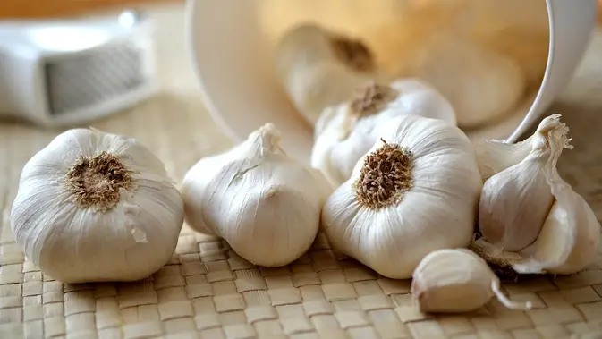 Ilustrasi bawang putih Ilustrasi bawang putih. (Gambar oleh congerdesign dari Pixabay)