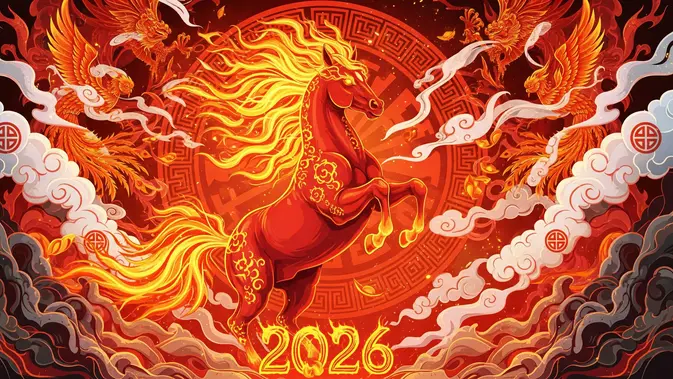 Tahun Kuda Api 2026. [Foto: Gemini]