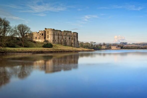 Carew Castle in Pembrokeshire,