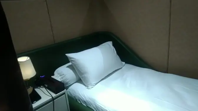 Tempat Tidur Siang di Nap Lab, Setiabudi, Jakarta Kasur reguler untuk tidur siang di Nap Lab. (Liputan6.com/Kanaya Nanda Putri)