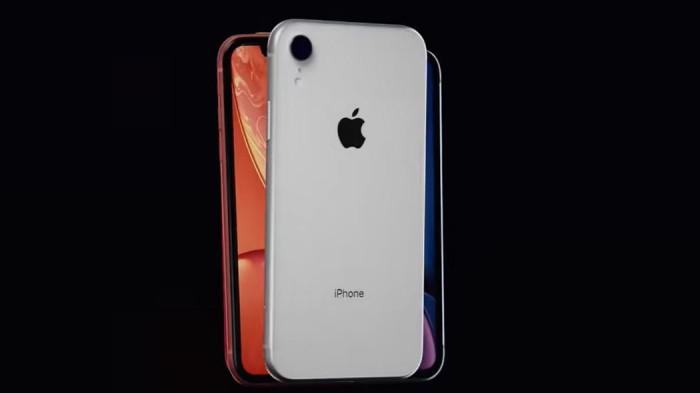 Ilustrasi iPhone XR yang masuk deretan ponsel Apple dengan harga terjangkau.