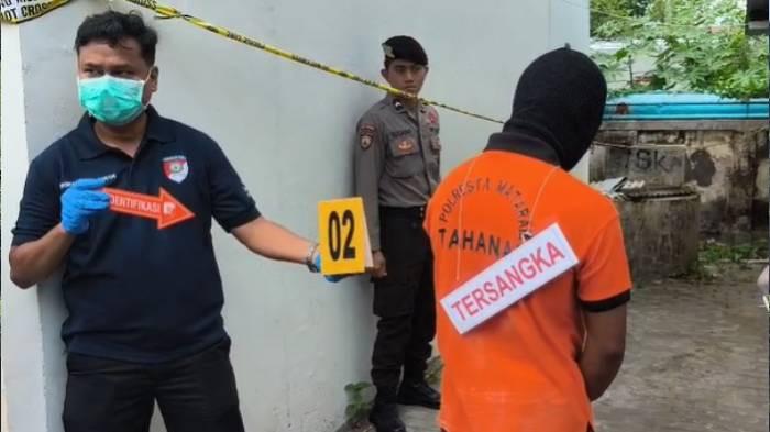 REKA ADEGAN - Satuan Reserse Kriminal (Satreskrim) Polresta Mataram menggelar rekonstruksi kasus kematian mahasiswi Universitas Mataram (Unram), Nadya Dwi Ramadhany, di kamar kosnya, Senin (3/8/2026).