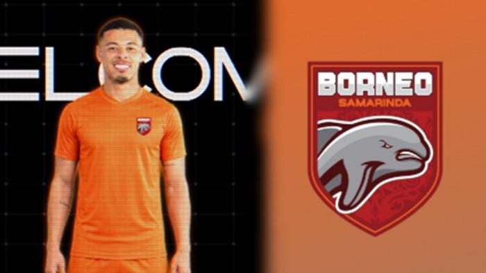 PEMAIN BORNEO FC - Tangkapan layar perkenalan Christian Matheus sebagai pemain anyar Borneo FC pagi ini. Cek profil dan biodata Christian Matheus, bek anyar Borneo FC di Super League. (Istimewa/Instagram @borneofc.id)