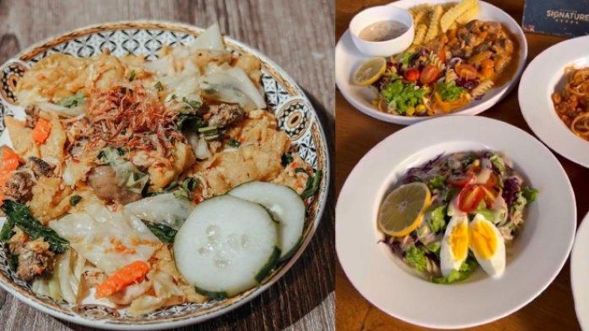 KULINER BOYOLALI - Menu di Kedai Matmoen, Boyolali, Jawa Tengah. Tempat makan ini masuk rekomendasi kuliner malam di Boyolali.