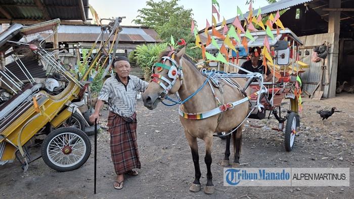 Pengusaha Bendi di Tondano, Minahasa, Sulut, Muhammad Buchari 1