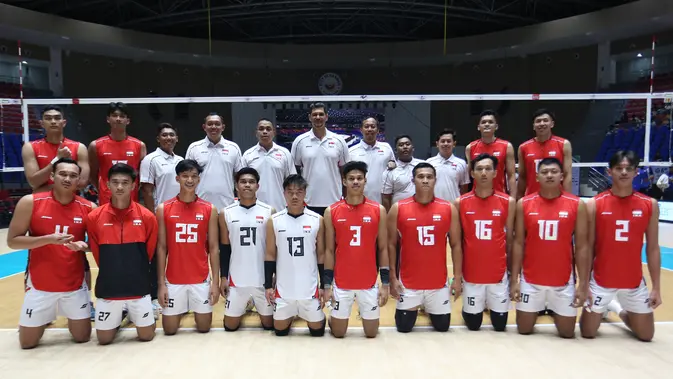 Timnas voli putra Indonesia. (Dok SEA V League)
