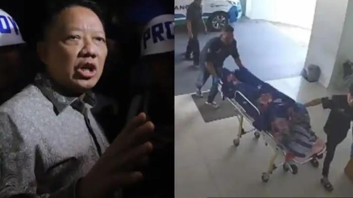 PENJAGA RUMAH FEBRIE - (kiri) Eks Jampidsus Febrie Adriansyah, (kanan) Sutrimo, penjaga rumah Febrie Adriansyah ditemukan meninggal dengan mulut dan telinga berbusa