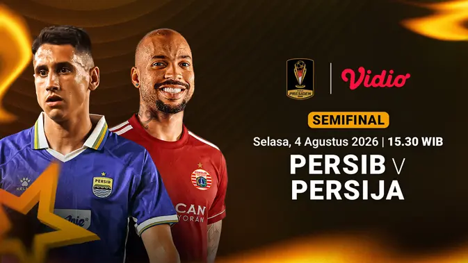 Nonton Persib vs Persija di Vidio. (doc. vidio)