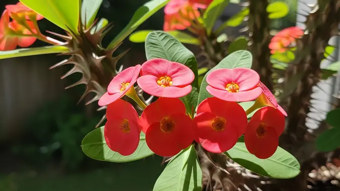 Euphorbia Milii (AI Generated)