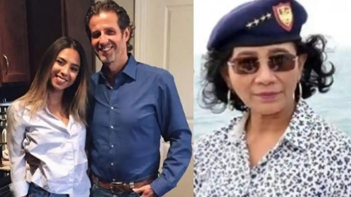 DANIEL KAISER -- Daniel Kaiser, mantan suami Susi Pudjiastuti yang meninggal dunia di Swiss hari ini, Senin (4/8/2026). Foto kiri: Daniel bersama anaknya, Nadine Kaiser.
