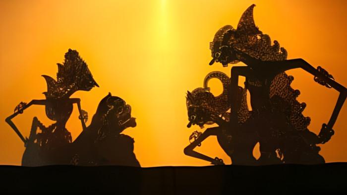 WAYANG KULIT- Ilustrasi wayang kulit kesenian Jawa.