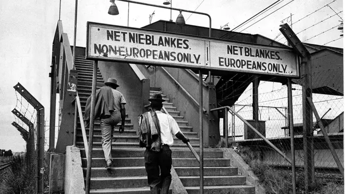 Bentuk Segregasi Ras di Afrika Selatan yang Terjadi di 5 Agustus 1962. (Dok: Wikipedia/South Africa)