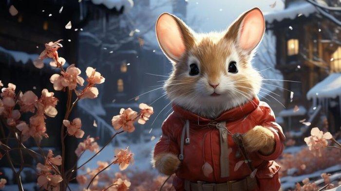 Ilustrasi Shio Tikus.