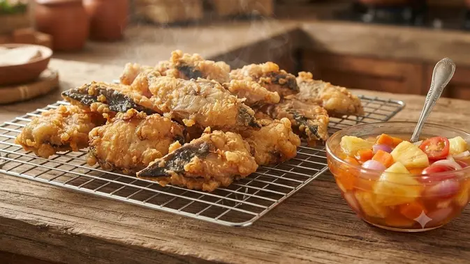 Asam Manis Tongkol Crispy (AI generated)
