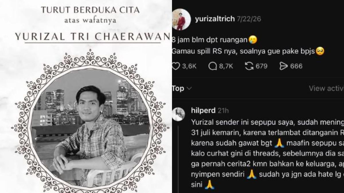 KASUS VIRAL - Kronologi pasien BPJS diolok para nakes usai curhat sulit dapat kamar.