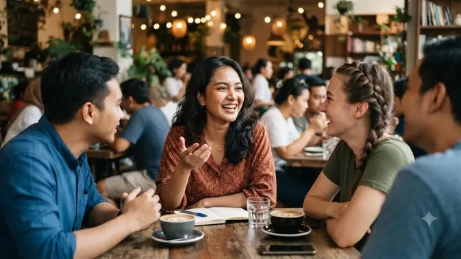 Postur Tubuh Terlihat Tegap tetapi Tetap Santai (AI Generated) Postur Tubuh Terlihat Tegap tetapi Tetap Santai (AI Generated)