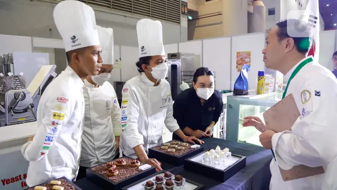 Suasana Pameran Dagang Internasional untuk industri perhotelan, makanan dan minuman. Foto: liputan6.com/dok.FHI