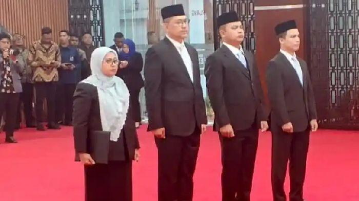 Menteri ESDM Bahlil Lahadalia, melantik Mawardi Nur sebagai BPMA 01
