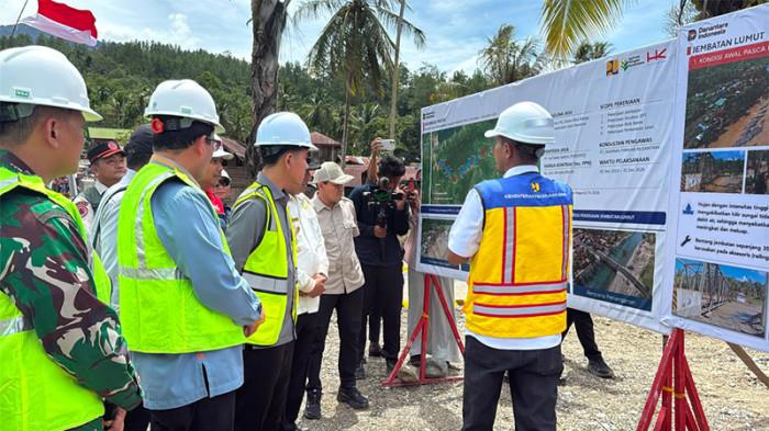 Gibran Tinjau Jembatan di Aceh Tengah