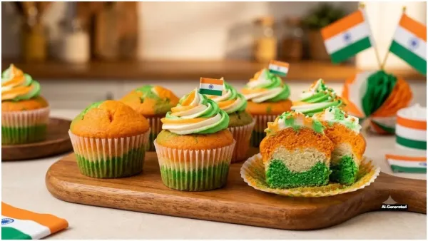 Tricolour Muffins