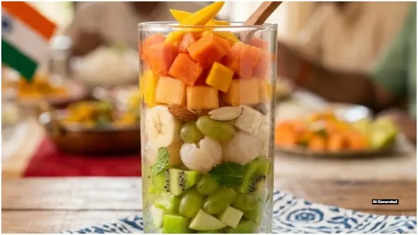 Tricolour Fruit Salad
